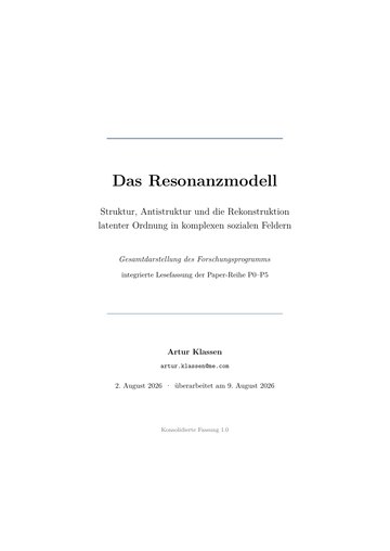 Resonanzmodell &mdash; Gesamtdarstellung (PDF, 55 Seiten)