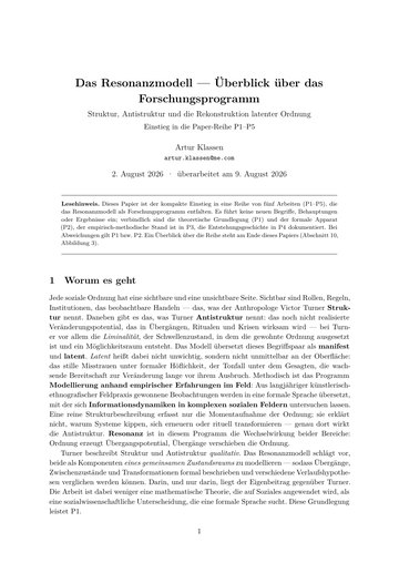 Resonanzmodell &mdash; &Uuml;berblick (PDF, 9 Seiten)
